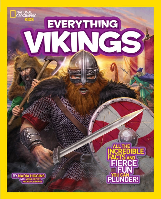 Binding: Paperback
Description: Hats with horns flying dragons. you may think you know everything there is to know about Vikings but think again! With stunning visuals and energetic impactful design and full of fun facts and surprises readers won't stop until they've learned everything about Vikings.