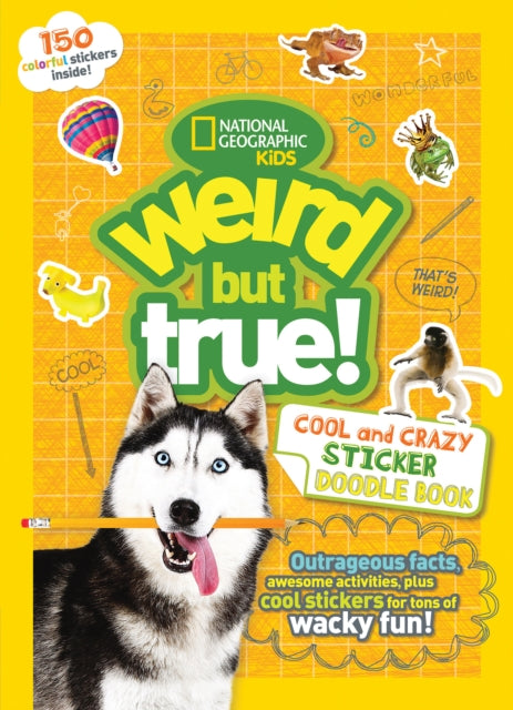 Binding: Paperback
Description: Get ready for even more DO - IT - Yourself weirdness in the latest Weird But True Sticker Doodle title. With each turn of the page kids learn new information and get to try new wacky activities from doodling prompts to crosswords mazes to picture puzzles.