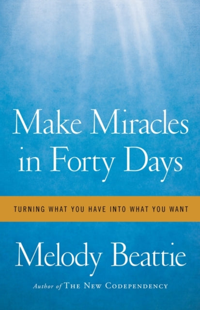 Binding: Paperback
Description: In this inspirational guide bestselling self - help author Melody Beattie shows us that we have the ability to make a miracle for any circumstance we're facing.
