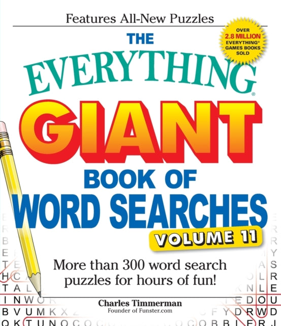 Binding: Paperback
Description: A supersized puzzle book for big word search fans! If you're an avid word searcher who finishes the average puzzle book in no time you'll be delighted by The Everything Giant Book of Word Searches Volume 11.
