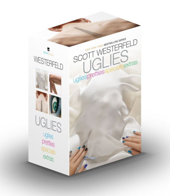 Binding: Paperback
Description: The complete New York Times bestselling Uglies series is available as a collectible boxed set. The future isn t far away. In Tally Youngblood's world looks matter.