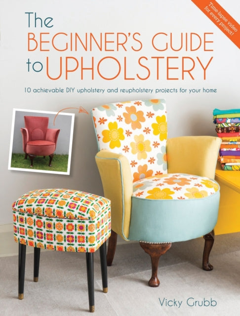 Binding: Paperback
Description: Take your love of fabric to the next level and transform your home with this bright and accessible book for upholstery newcomers. The Beginner's Guide to Upholstery takes you gently by the hand and shows you the simple techniques you need to take the leap into DIY upholstery.