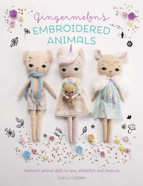 Binding: Paperback
Description: An exquisite collection of toy sewing patterns to make stuffed animals to treasure from popular toy designer Gingermelon. These stunning dolls are easy to sew and then embellish with simple hand embroidery stitches to beautiful effect.
