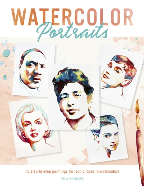 Binding: Paperback
Description: Learn how to paint a perfect portrait in watercolors with 15 step - by - step tutorials and templates for iconic faces. Michelle Obama James Dean Leonardo Di Caprio Albert Einstein Audrey Hepburn and many more can be put on paper in a loose and playful style with this book.