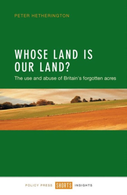 Binding: Paperback
Description: In this provocative book journalist Peter Hetherington argues that Britain particularly England needs an active land policy to protect against record land price increases that threaten food security and housing provision for Britain's expanding population.