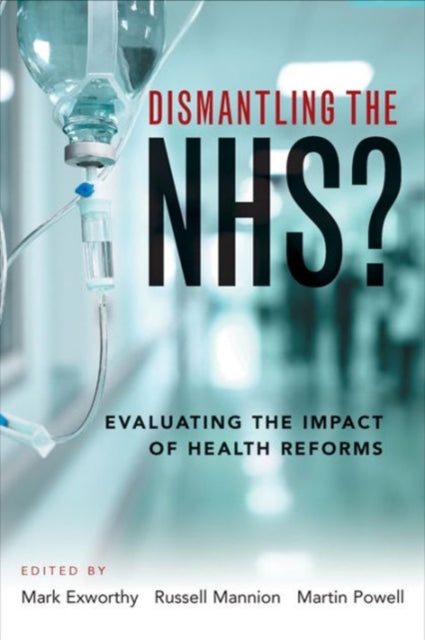 Binding: Paperback
Description: An in - depth analysis of the NHS reforms ushered in by UK Coalition Government under the 2012 Health and Social Care Act. Essential reading for those studying the NHS those who work in it and those who seek to gain a better understanding of this key public service.