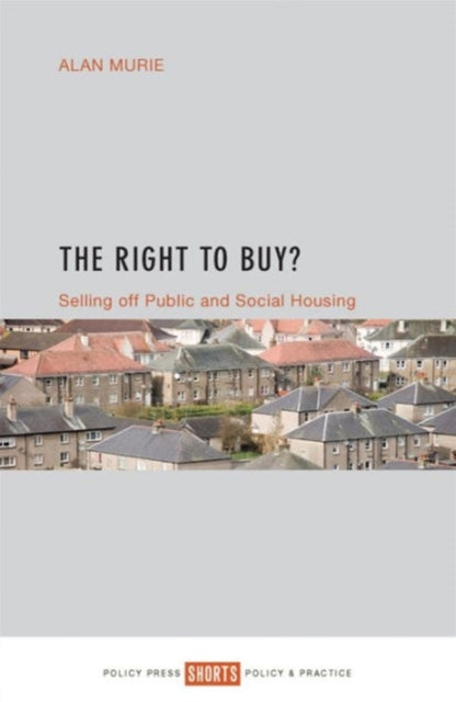 Binding: Paperback
Description: In The Right to Buy Alan Murie provides an authoritative account of the origins development and impact of the policy across the UK and proposals for its extension in England (and decisions to end it in Scotland and Wales).