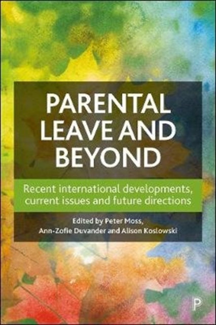 Binding: Paperback
Description: This volume provides an international perspective on parental leave policies in different countries goes beyond this to examine a range of issues in depth and aims to stimulate thinking about possible futures and how policy might underpin them.