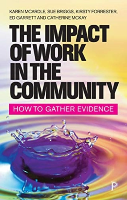 Binding: Paperback
Description: This book provides practical guidance for professionals and pre - qualifying students on how to gather and generate evidence of the impact of projects in the community.