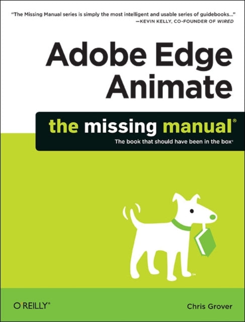 Binding: Paperback
Description: Want to create animated graphics for i Phone i Pad and the Web using familiar Adobe features? You've come to the right guide. Adobe Edge Animate: The Missing Manual shows you how to build HTML 5 graphics with Adobe visual tools. .