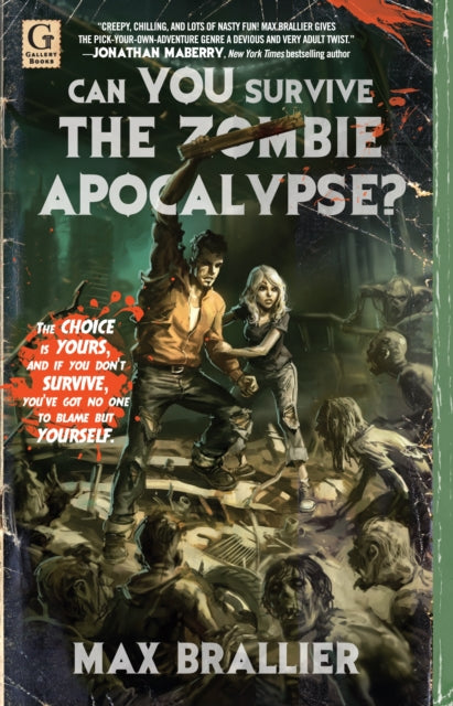 Binding: Paperback
Description: If you choose to hide in the basement turn to page 15. If you want to grab the shotgun and head for the roof turn to page 35. Can You Survive the Zombie Apocalypse? offers 150 Paths and 75 Endings (40 ending in death 20 ending in zombification and 15 ending in survival).