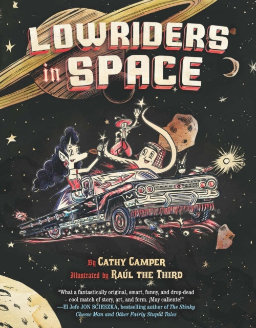 Binding: Paperback
Description: Lupe Impala El Chavo Flapjack and Elirio Malaria love working with cars. You name it they can fix it. But the team's favorite cars of all are lowriders cars that hip and hop dip and drop go low and slow bajito y suavecito.