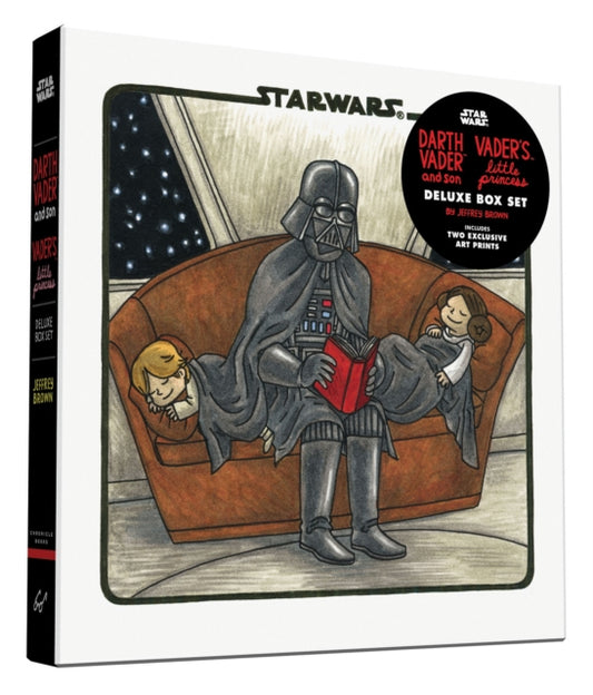 Binding: Hardcover
Description: Jeffrey Brown's beloved reimagining of the Star Wars universe featuring Darth Vader as a devoted dad to young Luke and Leia has charmed and captivated fans of all ages in books that have become galactic bestsellers and classics in their own right.