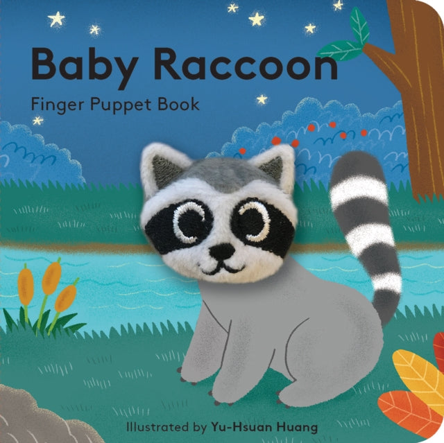 Binding: Children's Books
Description: Baby Raccoon Finger Puppet Book is a sweet entertaining board book with a finger puppet built right in. What does Baby Raccoon like to eat? When does Baby Raccoon go to sleep? Follow along with this cute baby animal as it experiences its world from playtime to bedtime.