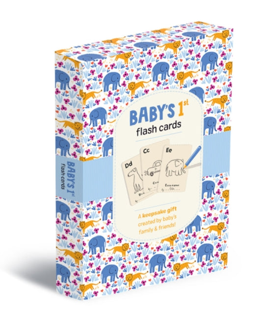 Binding: Toys & Hobbies
Description: Create a unique personalized set of first flash cards for baby drawn with love by parents family and friends! This set of draw - your - own ABC flash cards presented in a decorative keepsake box makes an unforgettable new baby gift.