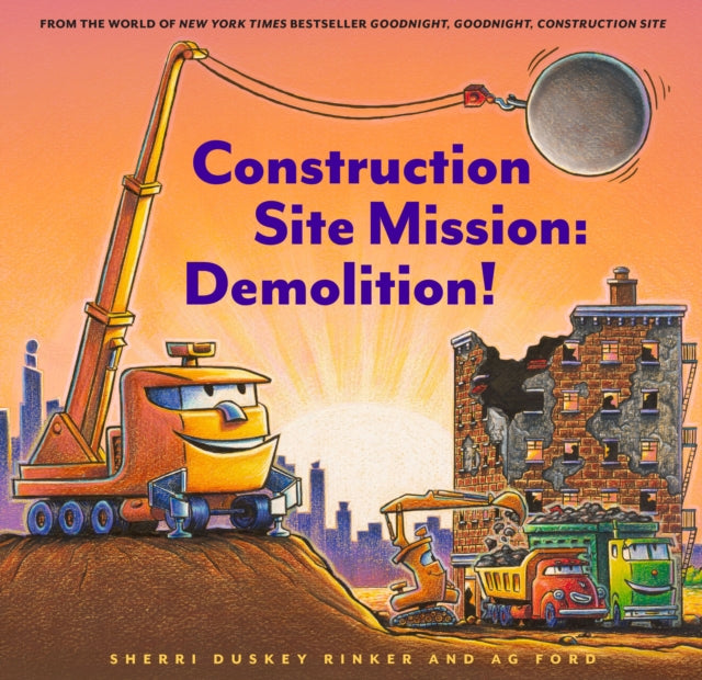 Binding: Hardcover
Description: An exciting addition to the #1 New York Times bestselling Goodnight Goodnight Construction Site children's book series! In Construction Site Mission: Demolition! the construction team we all know and love has an exciting job to do smashing crushing sorting and hauling.