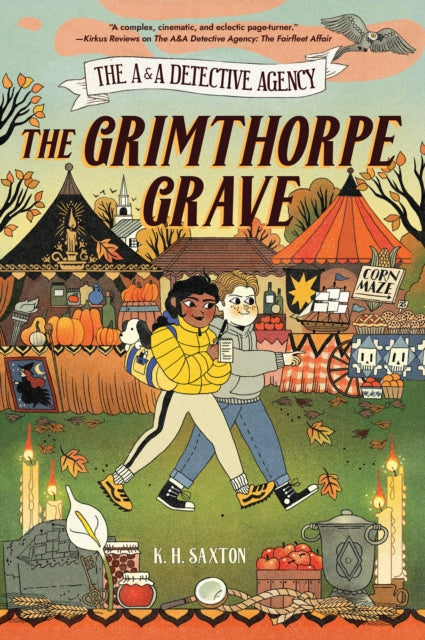 Binding: Hardcover
Description: Alex and Asha's interest in keeping up the agency is waning but distractions come their way as school obligations divide their attention.
Title: The A& A Detective Agency: The Grimthorpe Grave
Author(s): Saxton K. H.
Publisher: Union Square & Co.