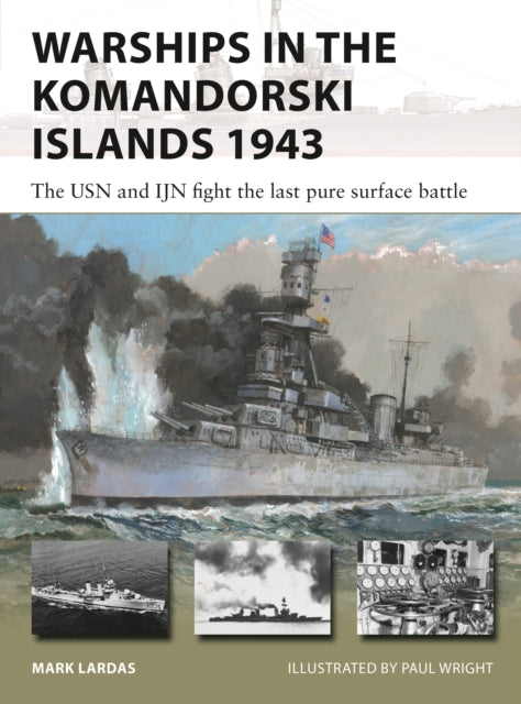 Binding: Paperback
Description: With ship profiles and original artwork this study explores the warships that fought World War II's last pure surface battle the battle itself and why the outnumbered US Navy prevailed. The Battle of the Komandorski Islands was unique among World War II naval battles.
