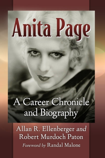 Binding: Paperback
Description: Anita Page (1910 - 2008) first captured attention near the end of the silent film era in such classics as While the City Sleeps (1928) with Lon Chaney The Flying Fleet (1929) with Ramon Novarro and her own favorite Our Dancing Daughters (1928) with Joan Crawford.