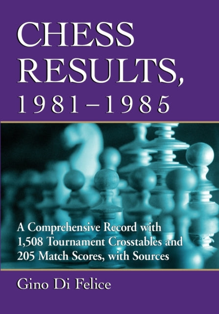 Binding: Paperback
Description: This reference work continues a comprehensive series chronicling men's chess competitions. Listed in this volume are the results of chess competitions from all over the world - - including individual and team matches - - from 1981 through 1985.