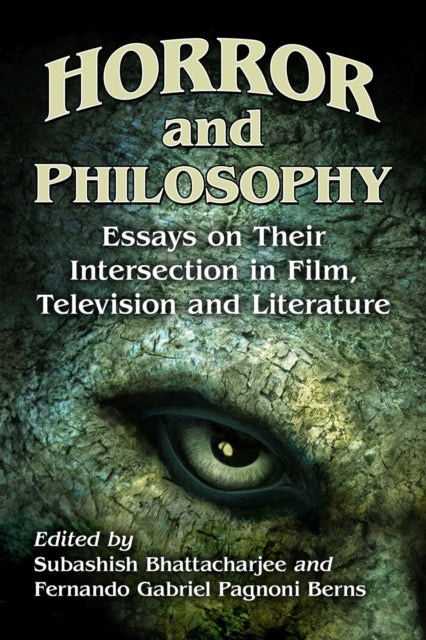 Binding: Paperback
Description: Horror no matter the medium has always retained some influence of philosophy. Horror literature cinema comic books and television expose audiences to an "alien" reality playing with the logical mind and challenging "known" concepts such as normality reality family and animals.