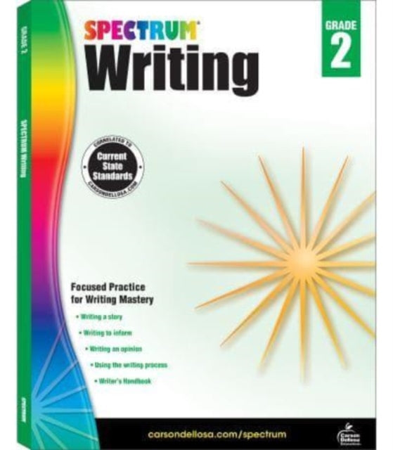Binding: Paperback
Description: Select Guide Rating
Title: Spectrum Writing Grade 2
Author(s): Spectrum
Publisher: Carson Dellosa
Barcode: 9781483811970
Publication Date: 8/15/2014