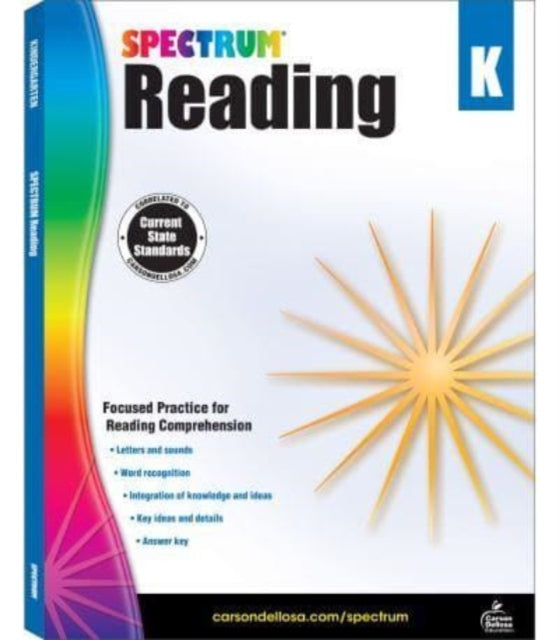 Binding: Paperback
Description: Select Guide Rating
Title: Spectrum Reading Workbook Grade K
Author(s): Spectrum
Publisher: Carson Dellosa
Barcode: 9781483812137
Publication Date: 8/15/2014