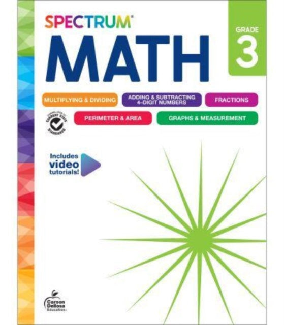 Binding: Paperback
Description: Select Guide Rating
Title: Spectrum Math Workbook Grade 3
Author(s): Spectrum
Publisher: Carson Dellosa
Barcode: 9781483871462
Publication Date: 5/6/2024
