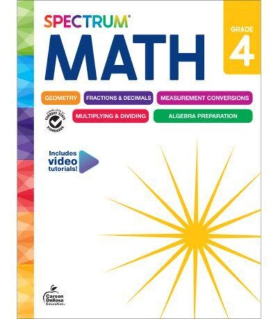 Binding: Paperback
Description: Select Guide Rating
Title: Spectrum Math Workbook Grade 4
Author(s): Spectrum
Publisher: Carson Dellosa
Barcode: 9781483871479
Publication Date: 5/6/2024