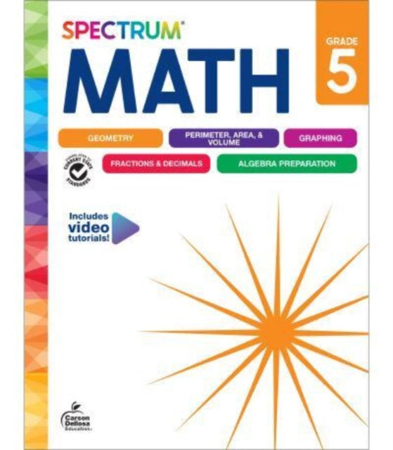 Binding: Paperback
Description: Select Guide Rating
Title: Spectrum Math Workbook Grade 5
Author(s): Spectrum
Publisher: Carson Dellosa
Barcode: 9781483871486
Publication Date: 5/6/2024