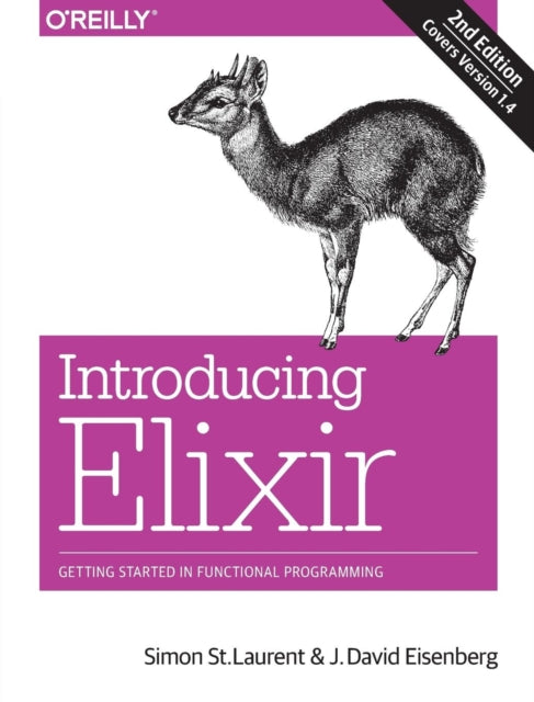 Binding: Paperback
Description: Smooth powerful and small Elixir is an excellent language for learning functional programming and with this hands - on introduction you'll discover just how powerful Elixir can be.
Title: Introducing Elixir 2e
Author(s): Eisenberg J.