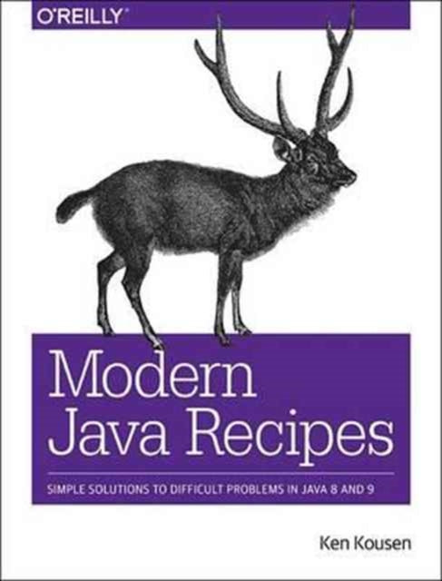 Binding: Paperback
Description: With more than 70 detailed recipes author Ken Kousen shows you how to use the newest features of Java to solve a wide range of problems.
Title: Modern Java Recipes Simple Solutions To Difficult Problems In Java 8 And 9
Author(s): Kousen Kenneth A.