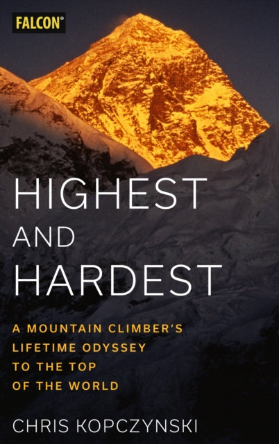 Binding: Hardcover
Description: At age 16 Chris Kopczynski carved into the handle of his ice axe the words Everest/ Eiger marking his goal to climb the two mountains known as the highest and the hardest.