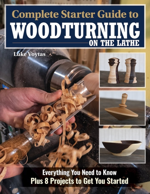 Binding: Paperback
Description: The ultimate beginner - friendly woodturning guide this resource will show you how to use a lathe and build your turning skills as you create functional woodturning projects.