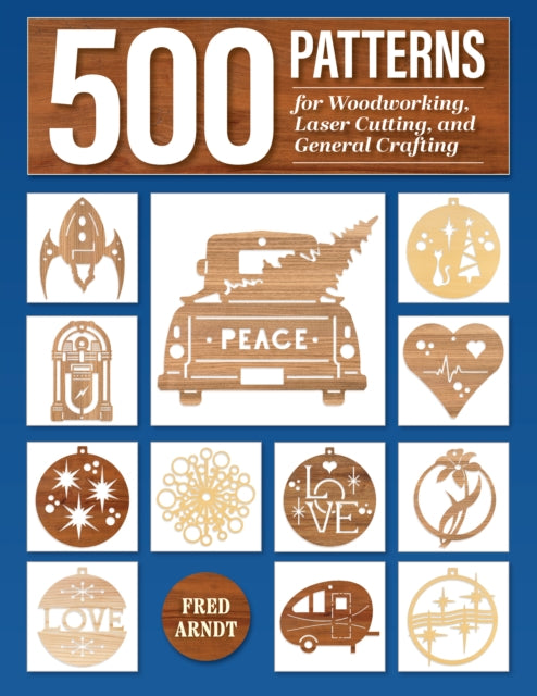Binding: Paperback
Description: Packed with 500 scroll saw patterns for ornaments this scroll saw pattern book will keep beginner and advanced scroll sawyers busy for a long time.