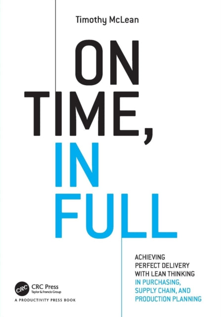 Binding: Paperback
Description: " On Time - In Full" is an important work.