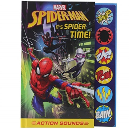 Pi Kids - Marvel Spider - Man: It's Spider Time! Action Sounds Sound Book - Hardcover