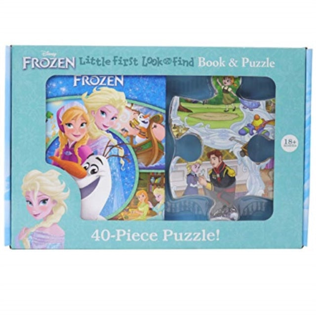Kids P I - Frozen Little My First Look & Find Shaped Puzzle - Hardcover