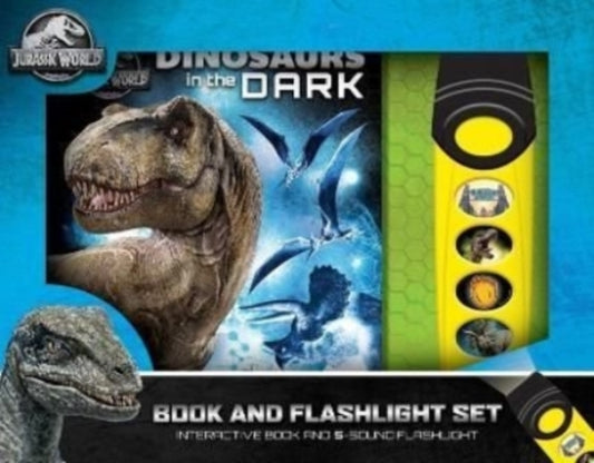 Kids P I - Jurassic World Dinosaurs In The Dark Glow Little Flashlight Op - Hardcover