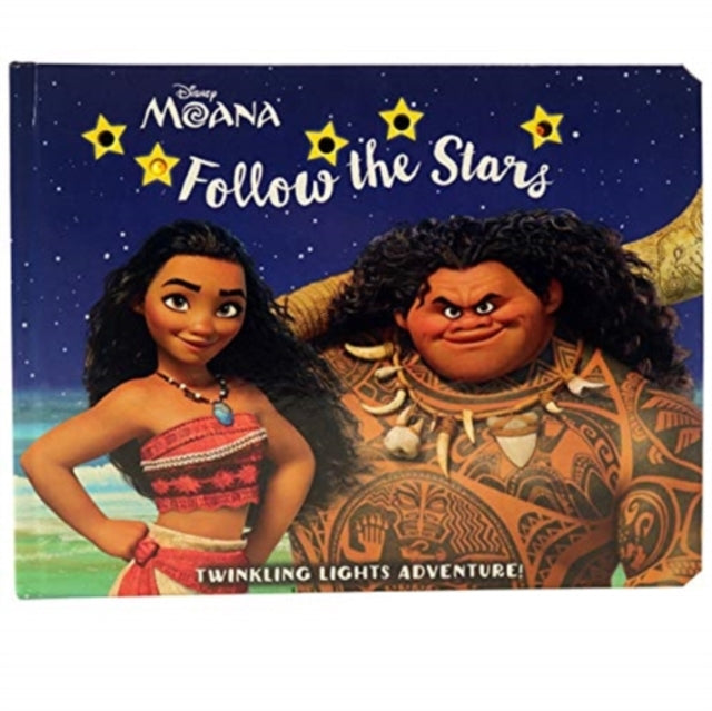 Pi Kids - Disney Moana: Follow The Stars Twinkling Lights Adventure! - Hardcover