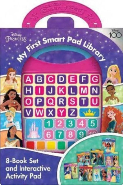 Pi Kids - Disney Princess: My First Smart Pad Library 8 - Book Set And Interactive Activity Pad Sound Book Set