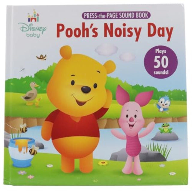Kids P I - Disney Baby Poohs Noisy Day Press The Page Sound Book - Hardcover
