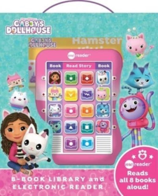 Pi Kids - Dreamworks Gabby's Dollhouse: Me Reader 8 - Book Library And Electronic Reader Sound Book Set