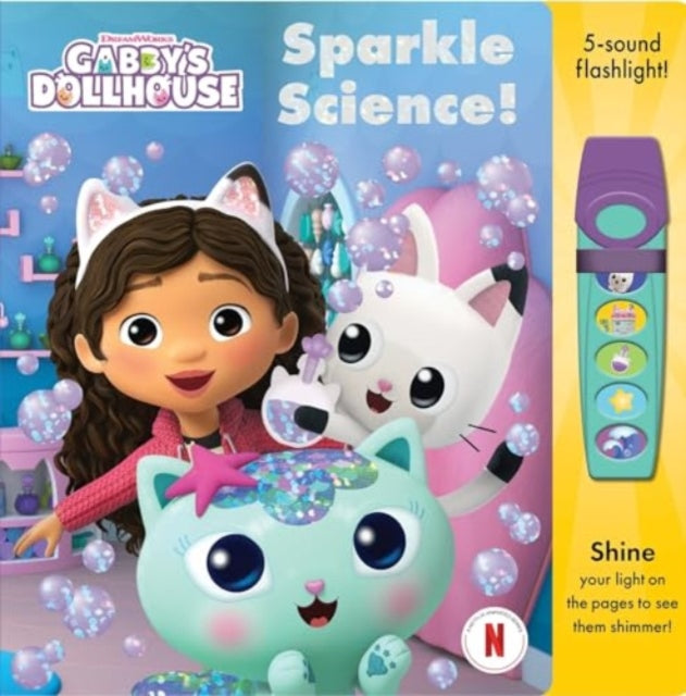 Kids P I - Gabbys Dollhouse Sparkle Science Glow Flashlight - Hardcover