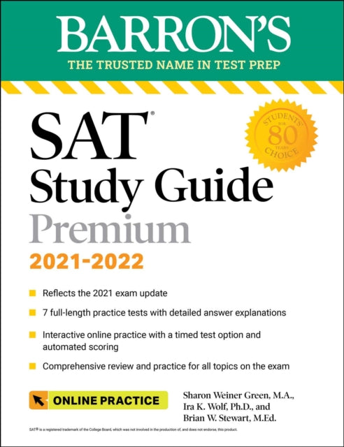 Binding: Paperback
Description: The SAT is changing. Taking the SAT paper/pencil test in the US on October 7, 2023, November 4, 2023, or December 2, 2023? This is the prep for you. Preparing for the digital SAT in Spring 2024? Digital SAT Study Guide Premium 2024 is the prep for you and is available now.