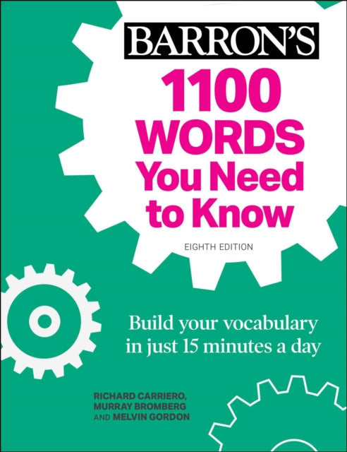 Binding: Paperback
Description: Enhance your vocabulary in just 15 minutes a day with 1100 Words You Need to Know.