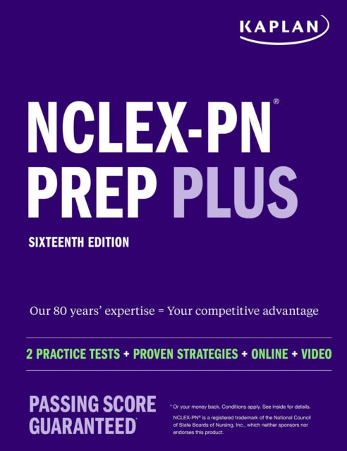 Binding: Paperback
Description: The Nclex - PN exam is not just about what you know it's about how you think. With expert critical thinking strategies and targeted practice Kaplan's Next Generation Nclex - PN Prep 2023 - 2024 will help you leverage your nursing knowledge and face the exam with confidence.