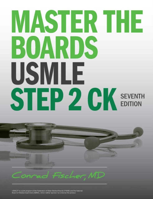 Binding: Paperback
Description: High - yield Usmle Step 2 CK review using the Fischer Method! Using proven strategies from Usmle expert Dr. Conrad Fischer Master the Boards Usmle Step 2 CK delivers the targeted review you need to excel on the exam and match into the residency program you want.