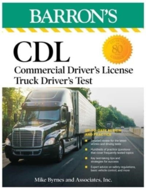 Binding: Paperback
Description: Be prepared for exam day with Barron s. Trusted content from CDL experts! Barron's CDL: Commercial Driver's License Truck Driver's Test includes in - depth content review and practice. It's the only book you ll need to be prepared for exam day.