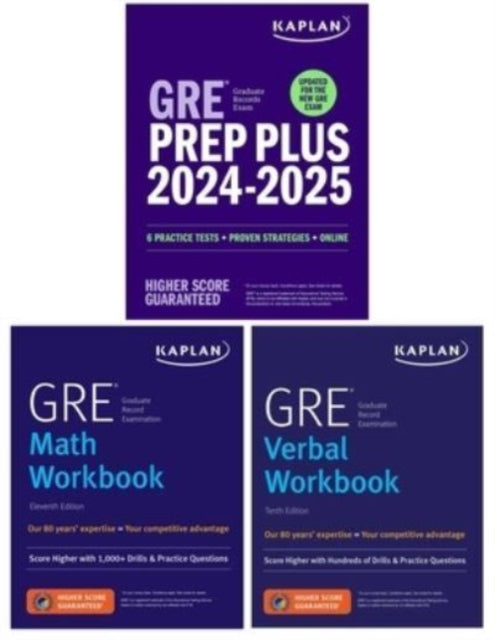 Binding: Paperback
Description: Achieve your professional goals with a higher GRE score. Kaplan's GRE Complete 2024 - 2025 is your comprehensive guide to acing the GRE.